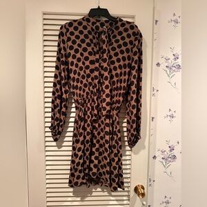 Rachel Pally 100% Rayon Polka Dot Dana Dress in Size Small